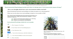 Desktop Screenshot of environmentpsychology.com